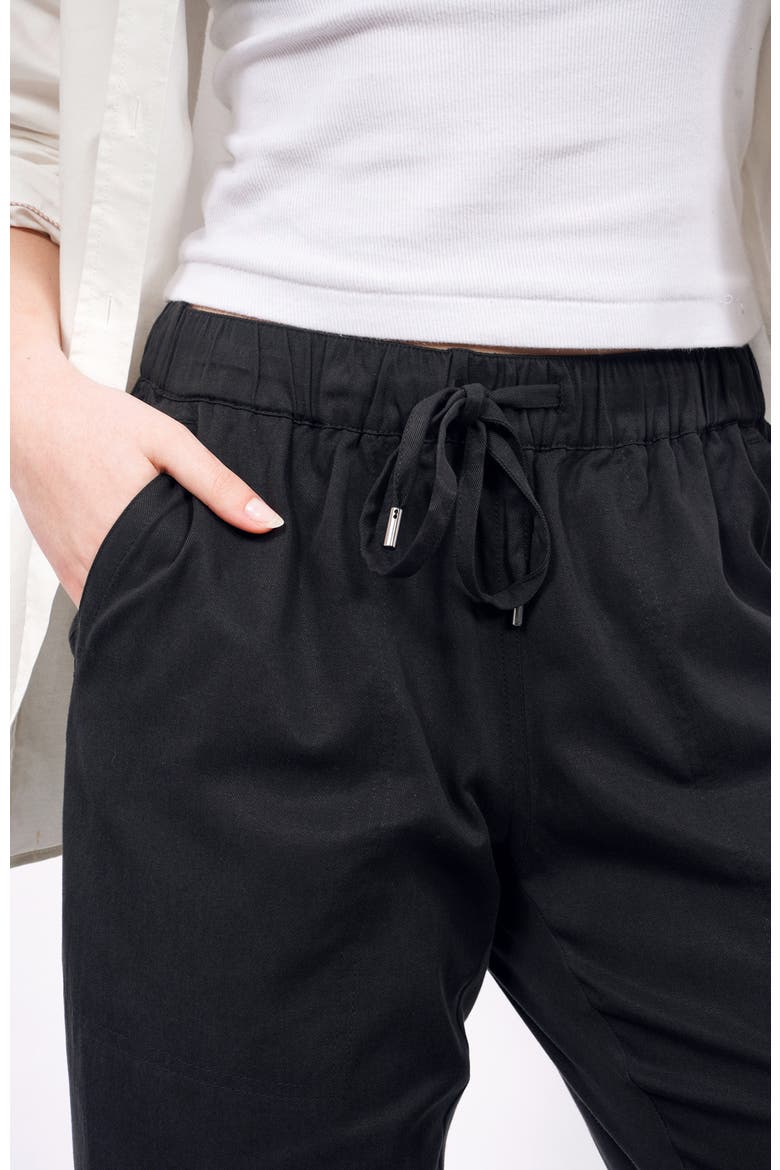 The Everyday Drawstring Pant, Alternate, color, BLACK