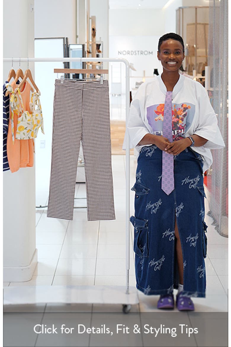 Alma Gingham Crop Pants video