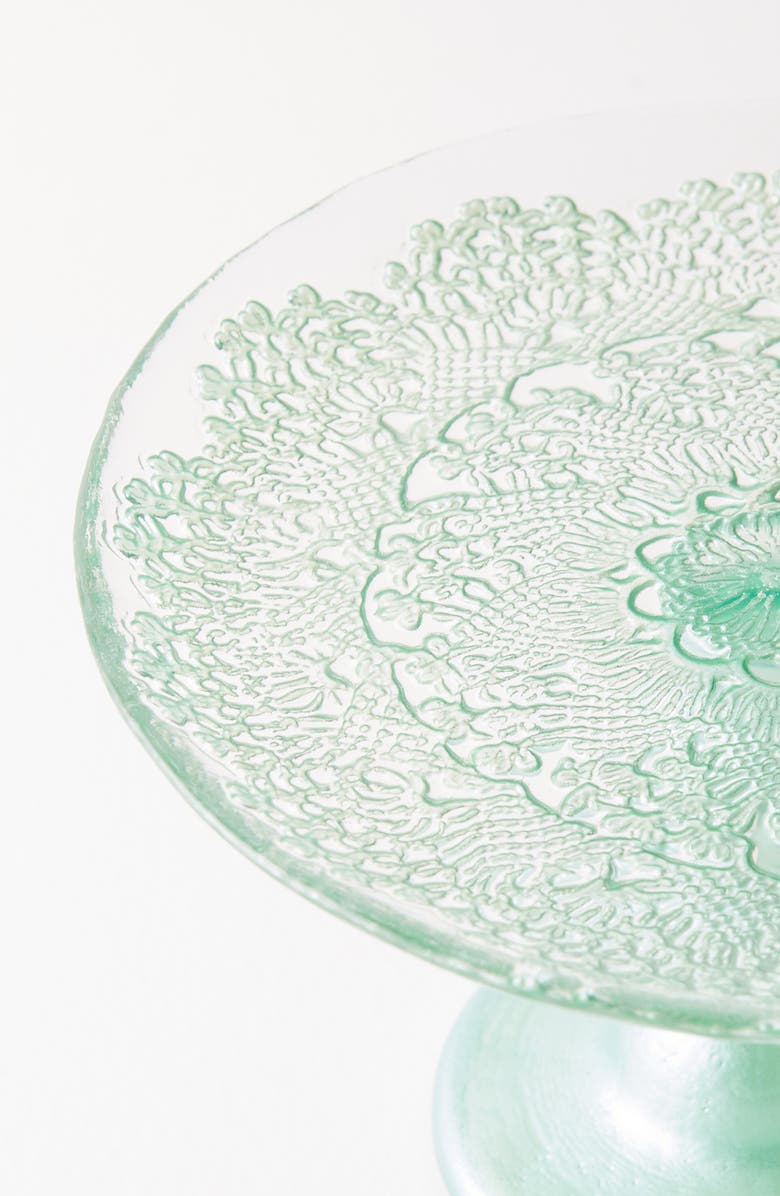 Anthropologie Home Anthropologie Metallic Lace Cake Stand, Alternate, color, 