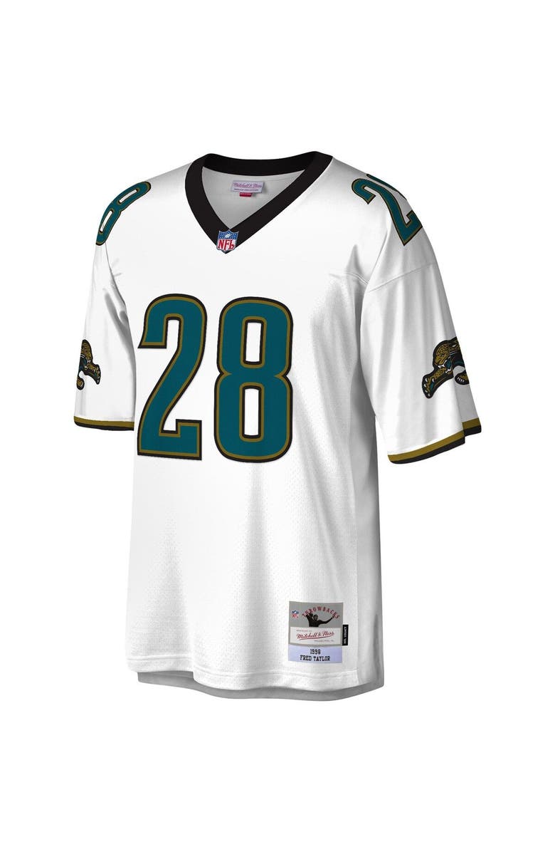 Mitchell & Ness Men's Mitchell & Ness Fred Taylor White Jacksonville Jaguars Legacy Replica Jersey, Alternate, color, 