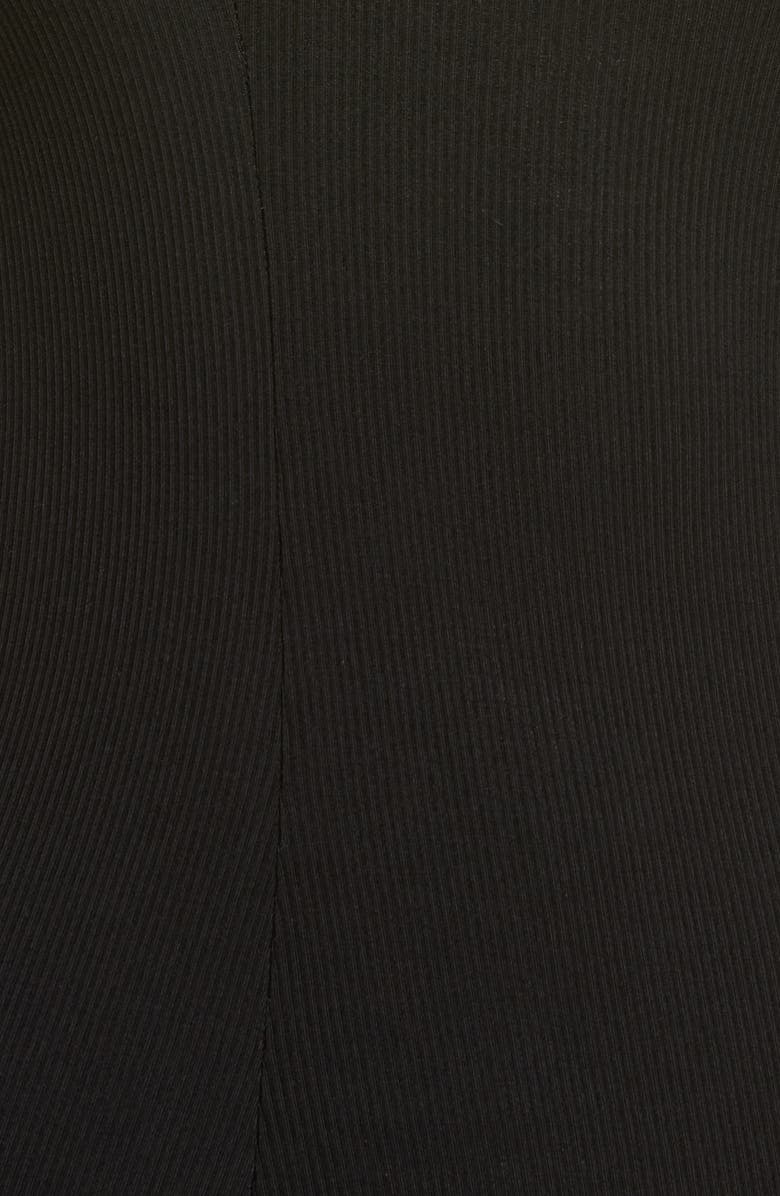 SKIMS Cutout Collection One-Shoulder Dress, Alternate, color, Onyx