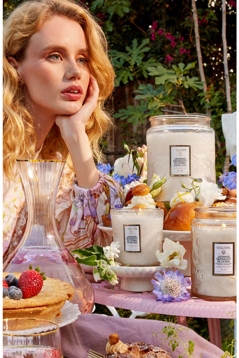 Jasmine Midnight Blooms Boxed Classic Candle, Alternate, color, JASMINE MIDNIGHT BLOOMS