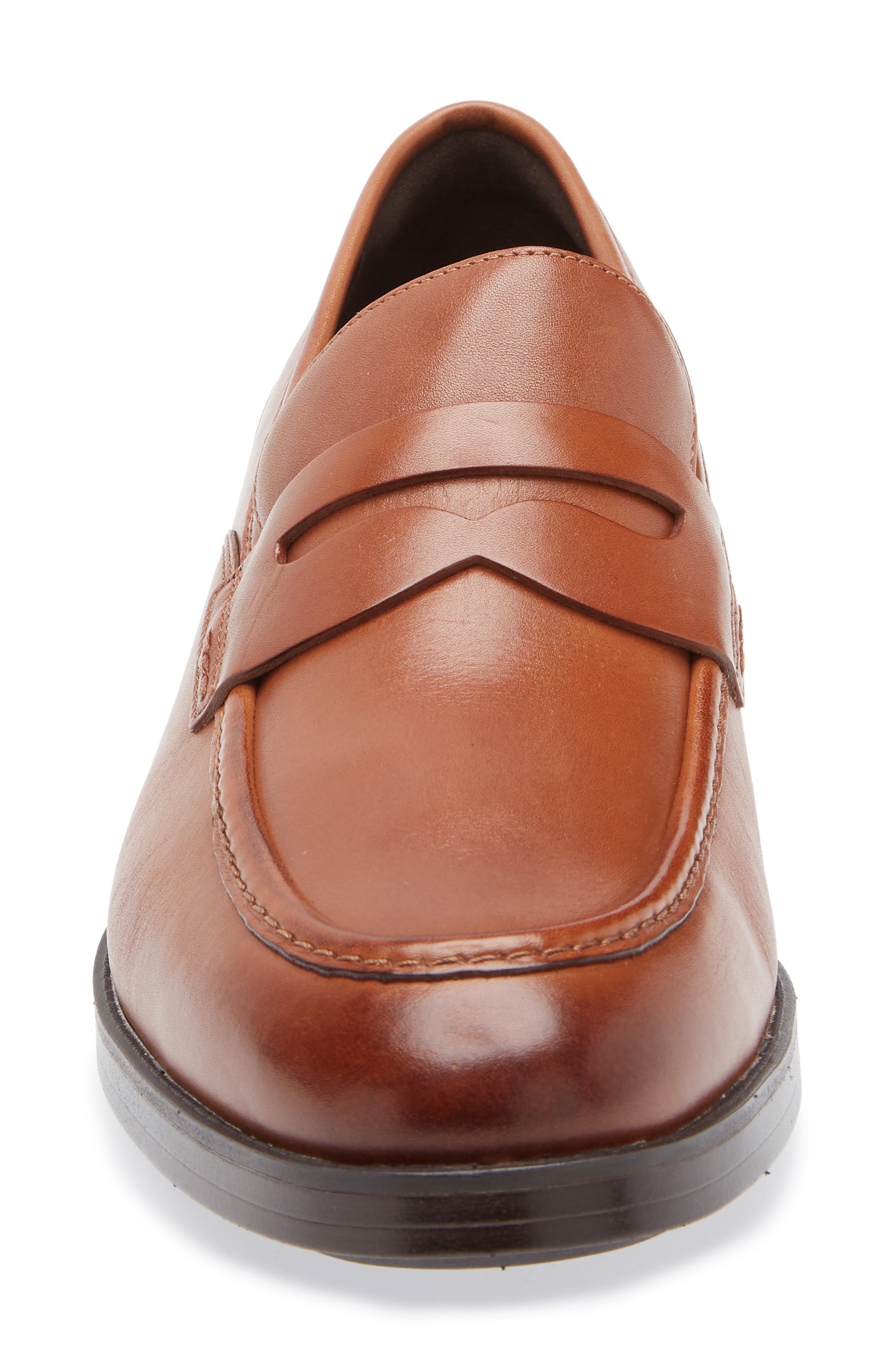 Cole Haan Newmark Grand Penny Loafer, Alternate, color, British Tan / Dark Brown