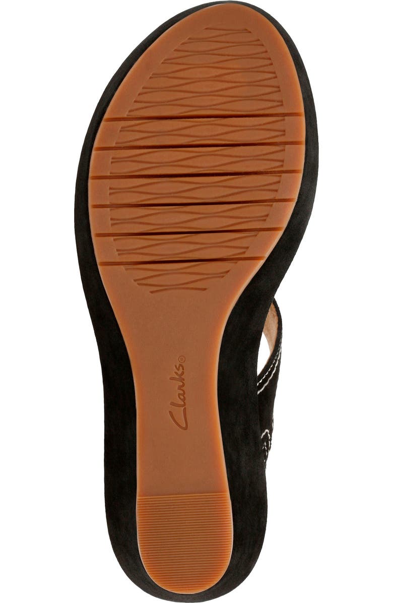 Clarks<sup>®</sup> Aisley Orchid Wedge Sandal, Alternate, color,