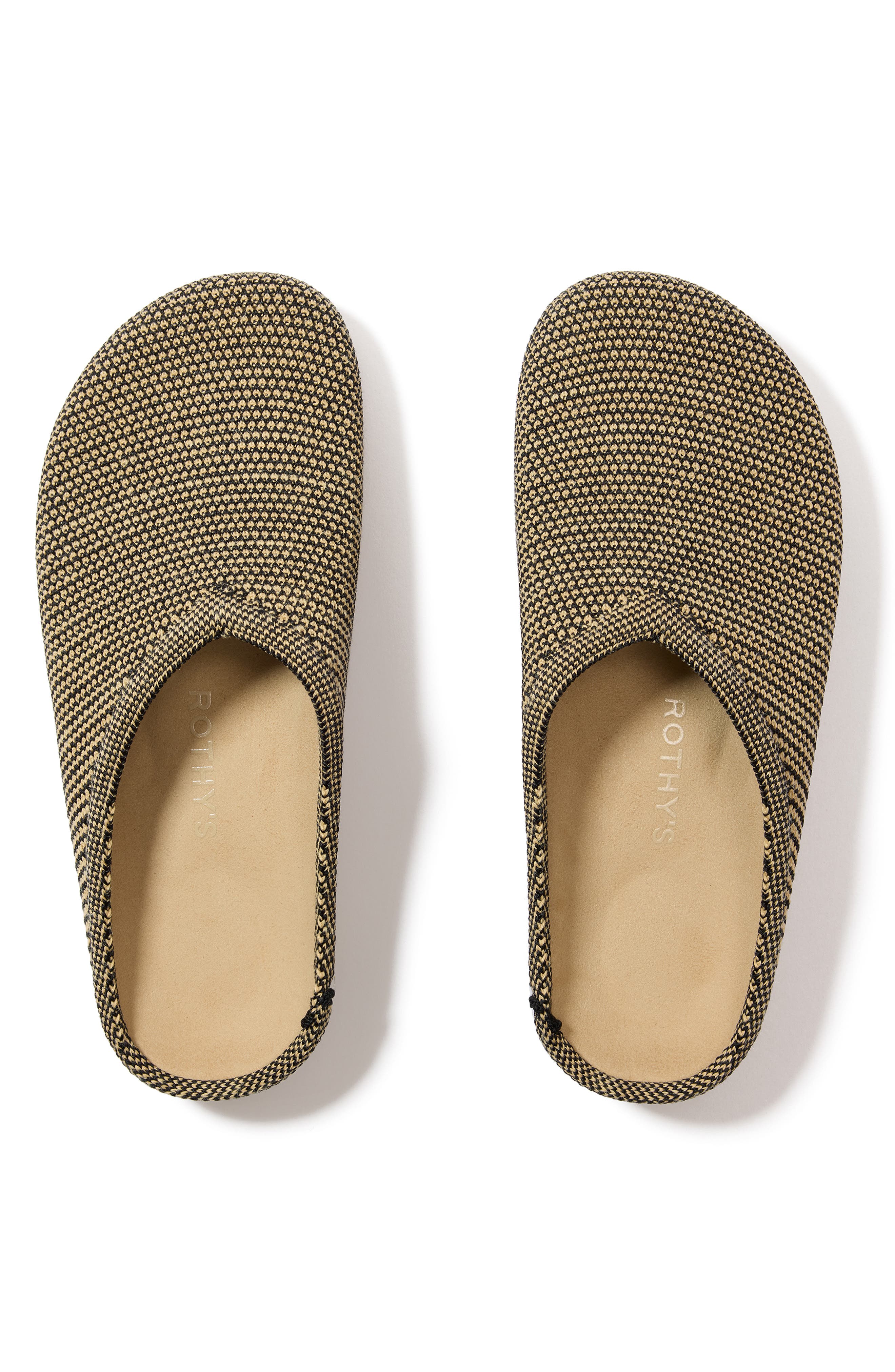 The Casual Clog, Alternate, color, TOFFEE RAFFIA-KNIT
