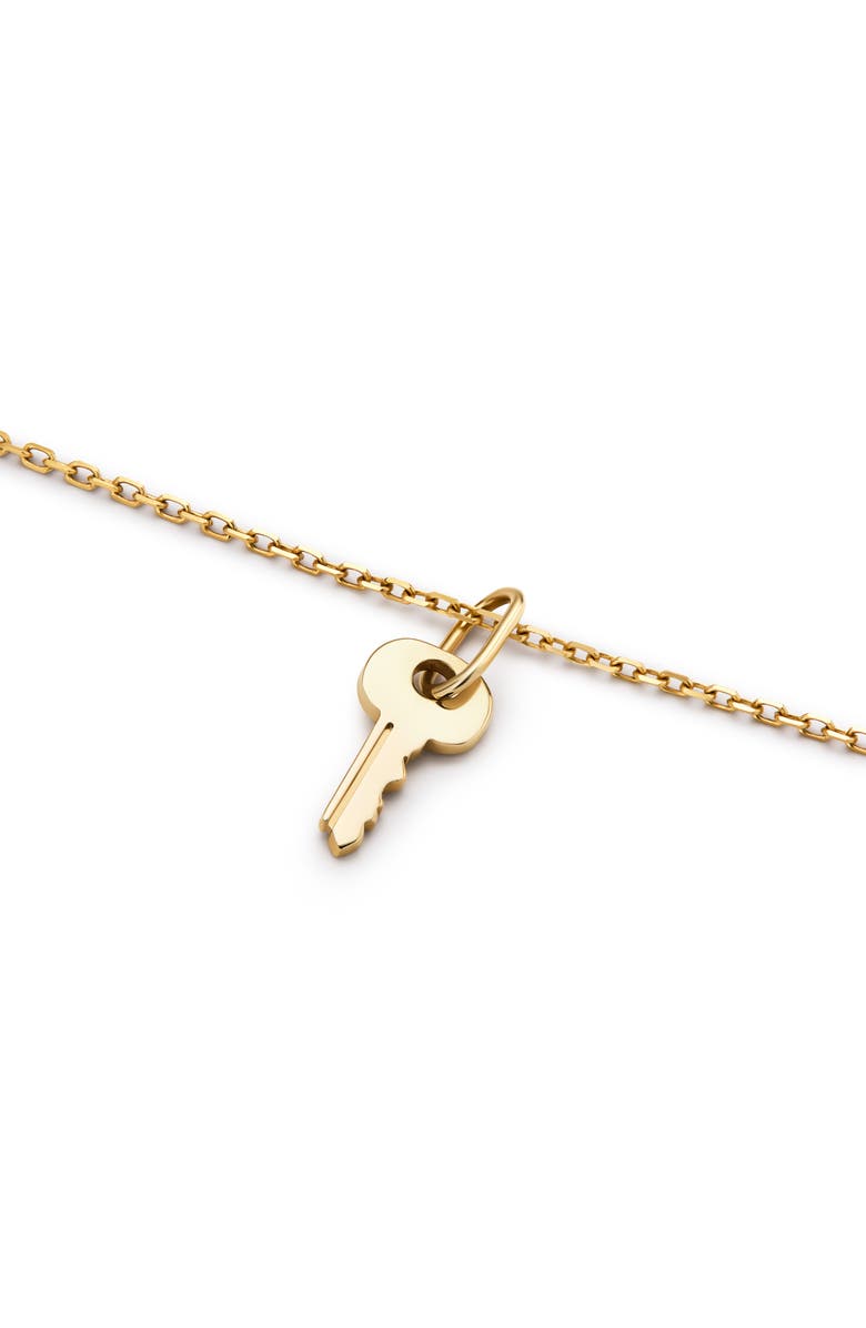 Ana Luisa Gold Pendant Necklace - Key Charm Necklace, Alternate, color, Gold