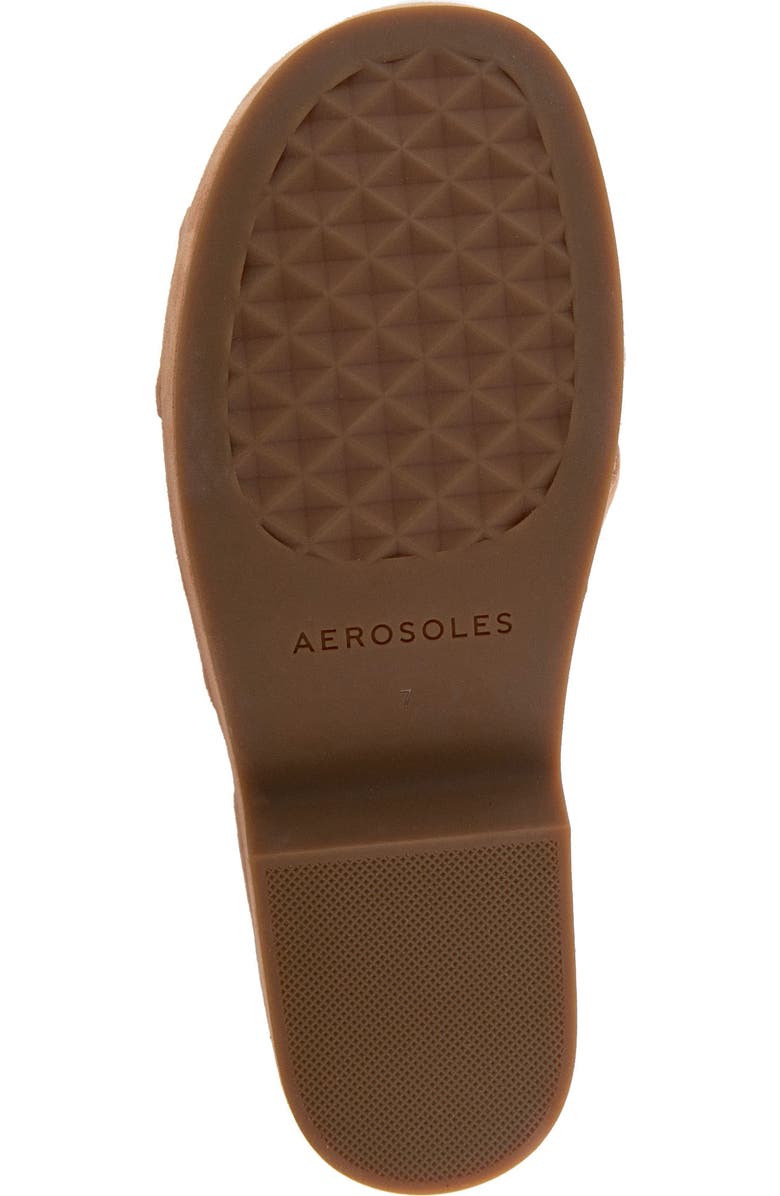 Aerosoles Cora Ankle Strap Platform Sandal, Alternate, color, Tan Suede