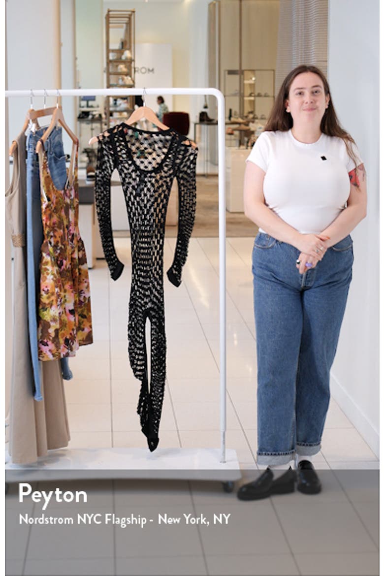 Seamless Long Sleeve Net Jumpsuit video