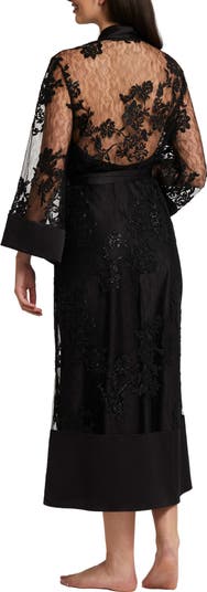 Charming Embroidered Lace Wrap