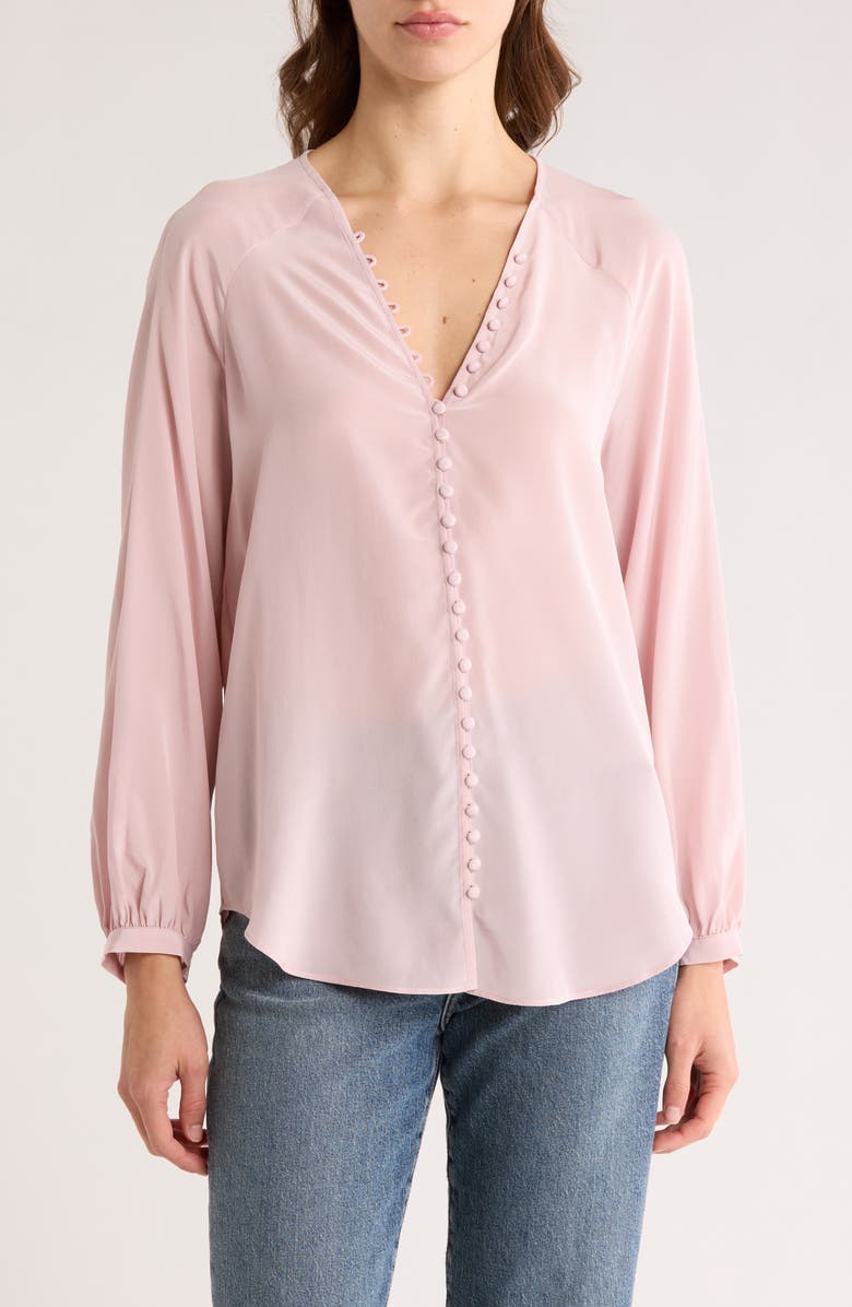 Joie Shariana Silk Georgette Top, Main, color, 