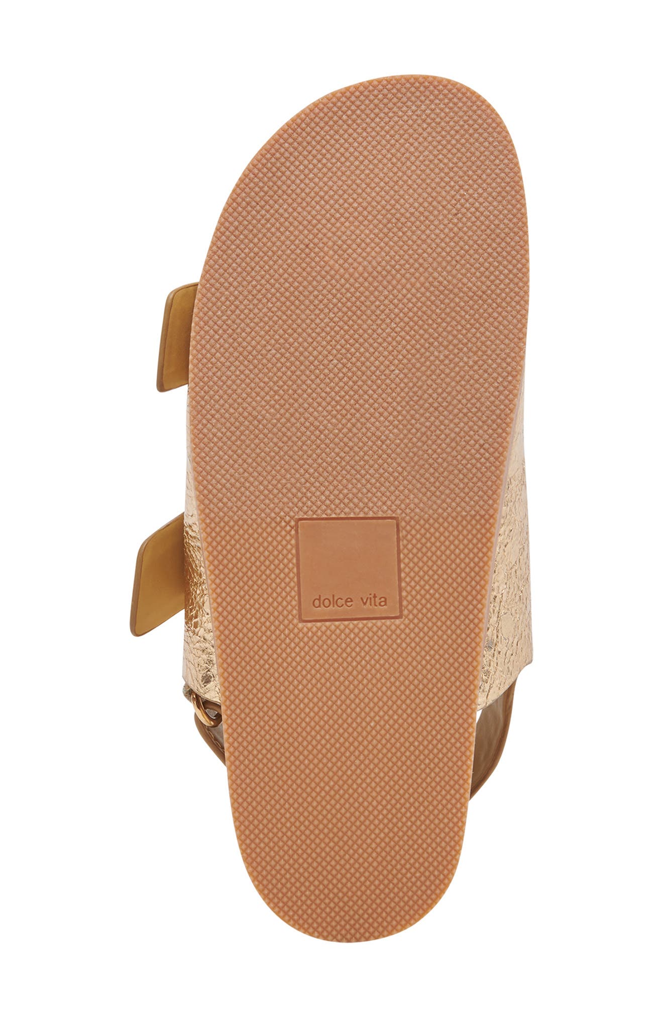 Dolce Vita Starla Platform Sandal, Alternate, color, Gold Distressed Leather