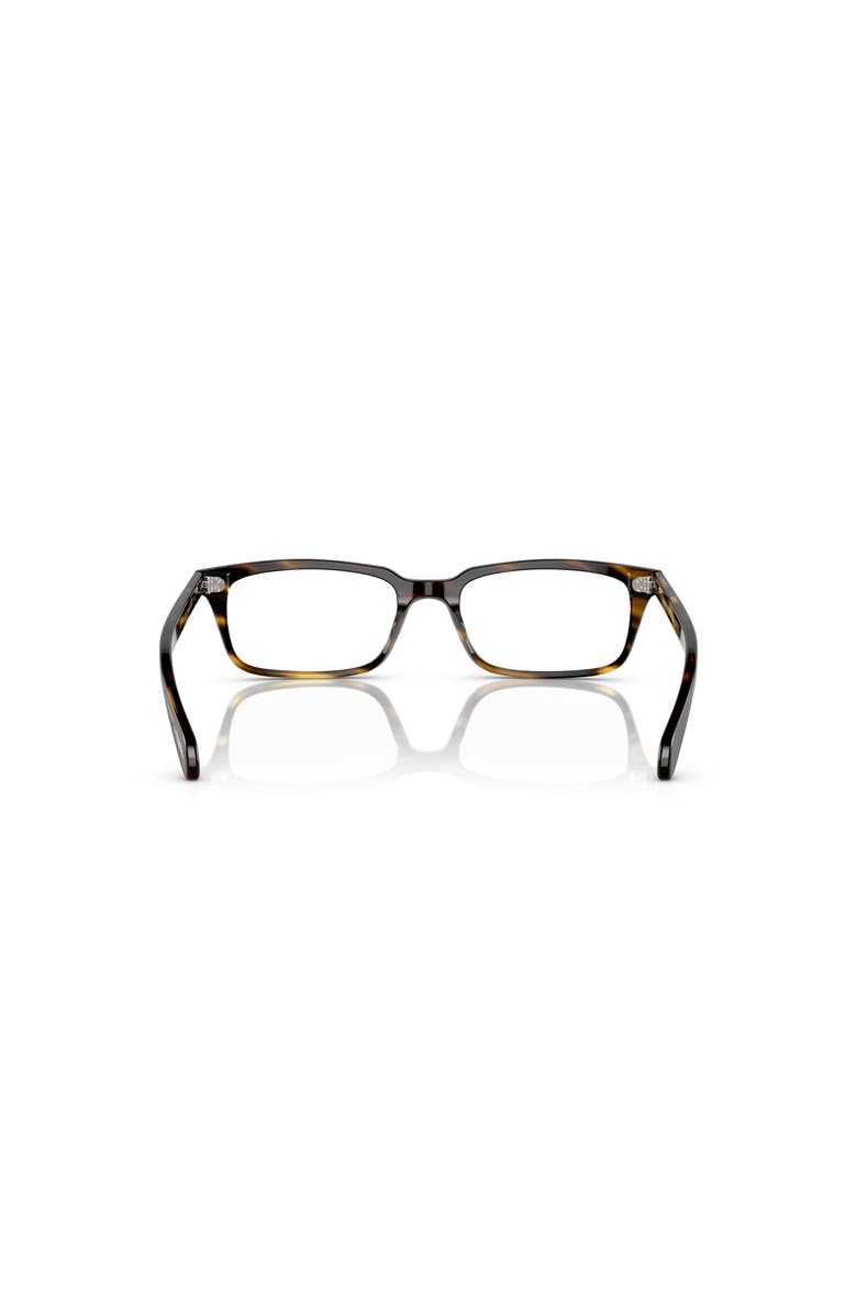 Oliver Peoples 51mm Rectangle optical glasses, Alternate, color, Black