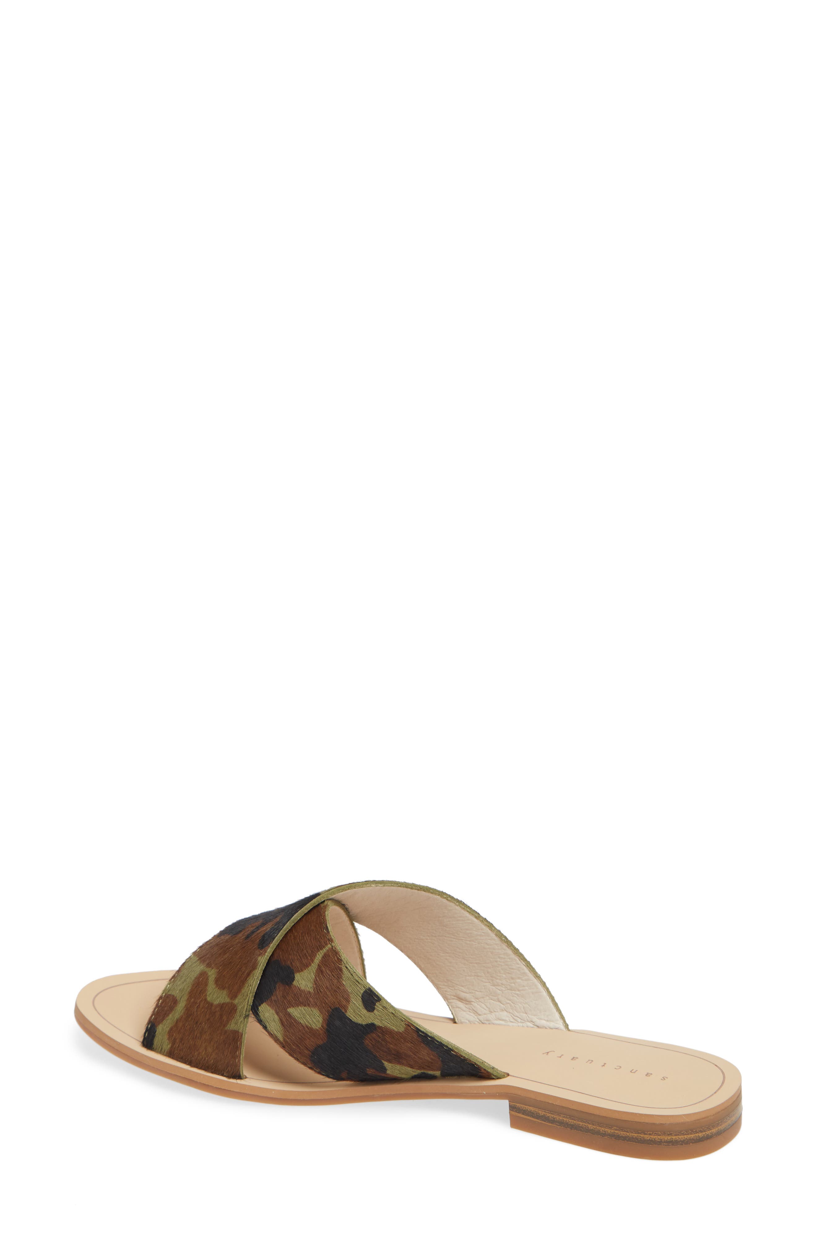 Sanctuary Sashay Genuine Calf Hair Slide Sandal, Alternate, color, 