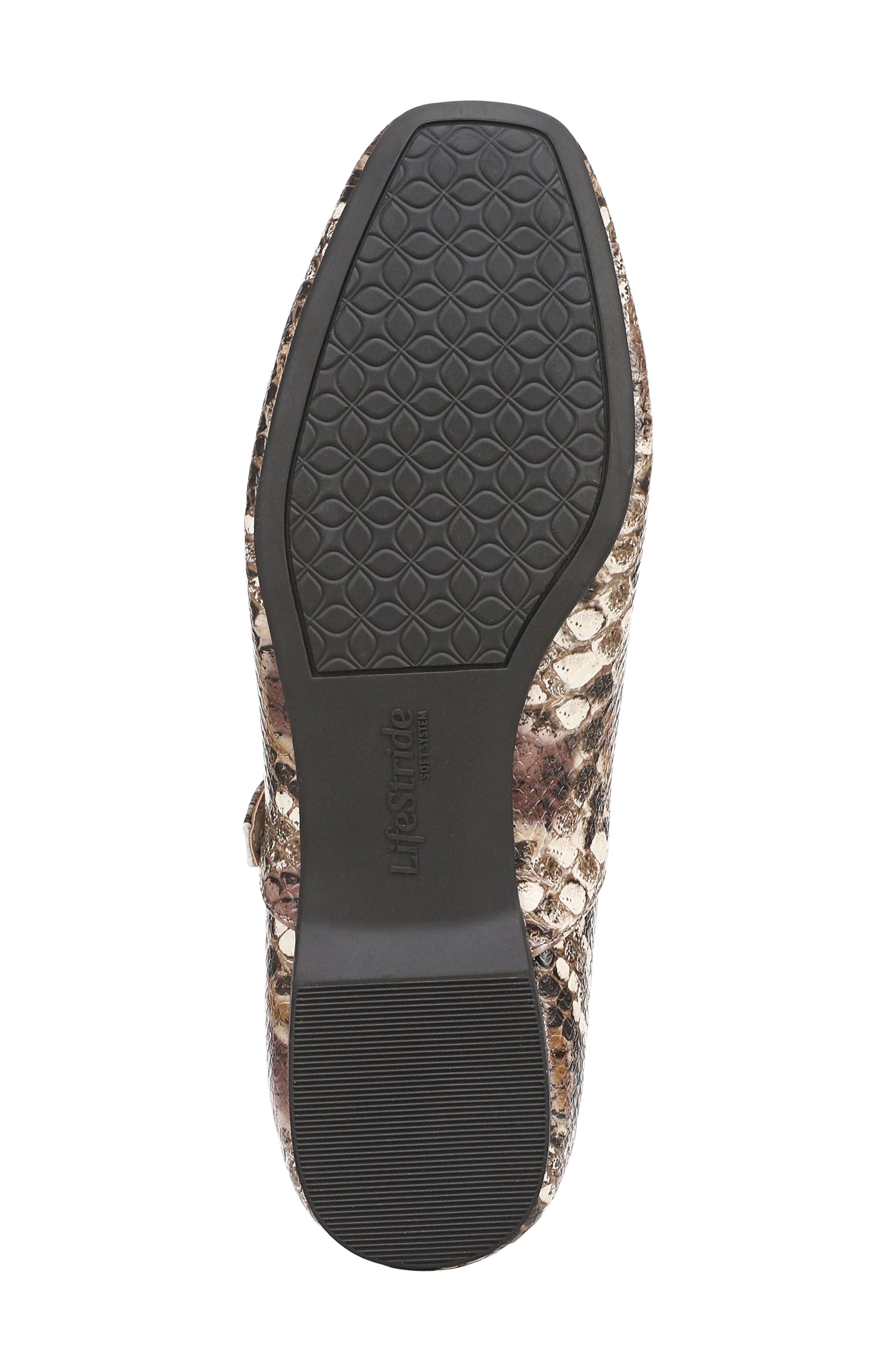 Beloved Faux Leather Mary Jane Flat, Alternate, color, BROWN MULTI