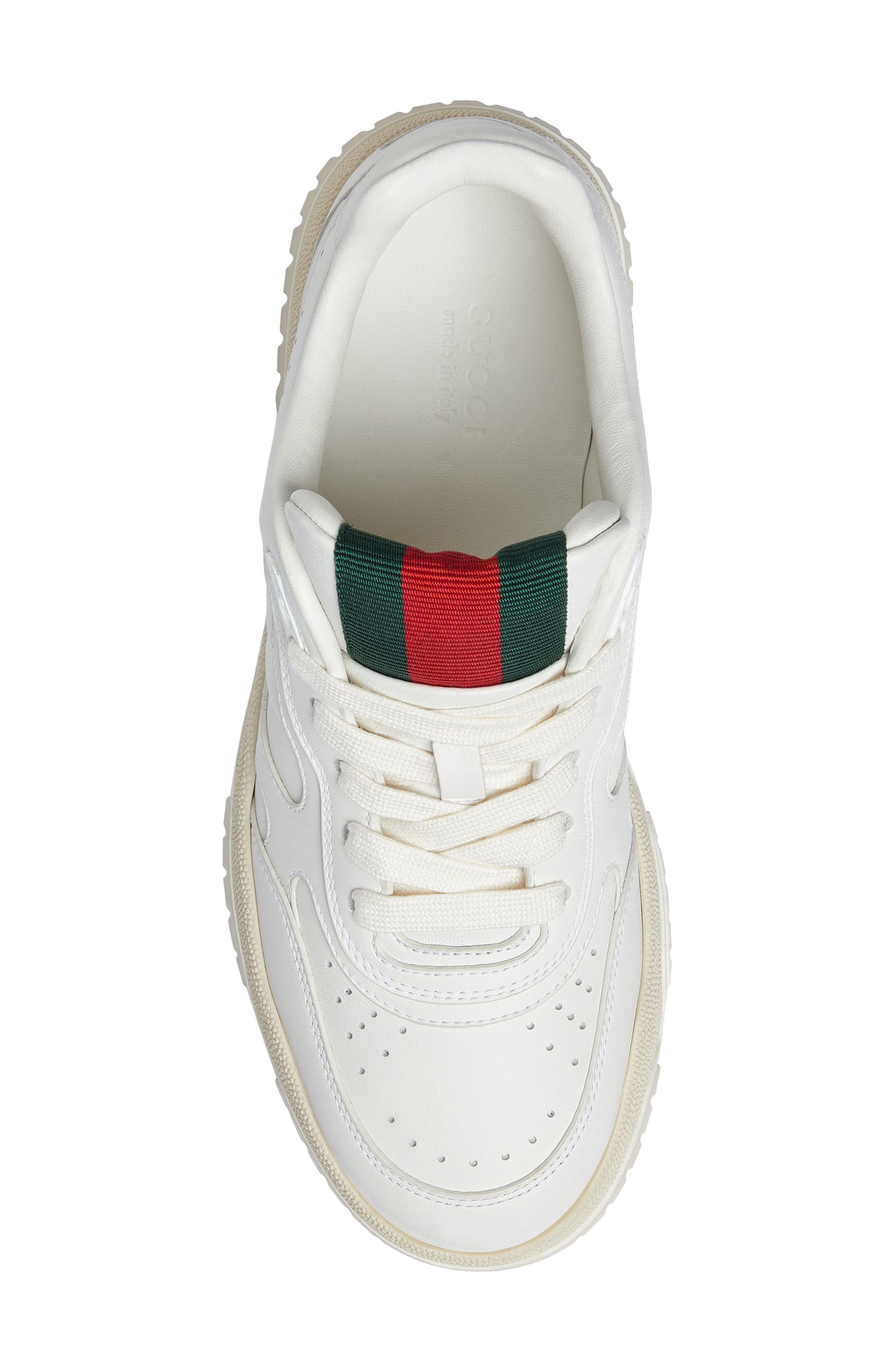 Gucci Re-Web Low Top Sneaker, Alternate, color, 