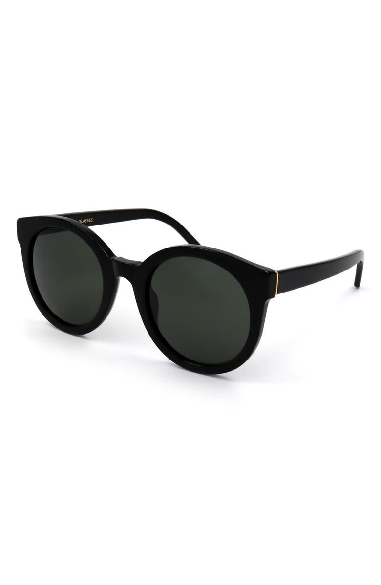 SUPER by RETROSUPERFUTURE<sup>®</sup> 47mm Round Sunglasses, Alternate, color, Black
