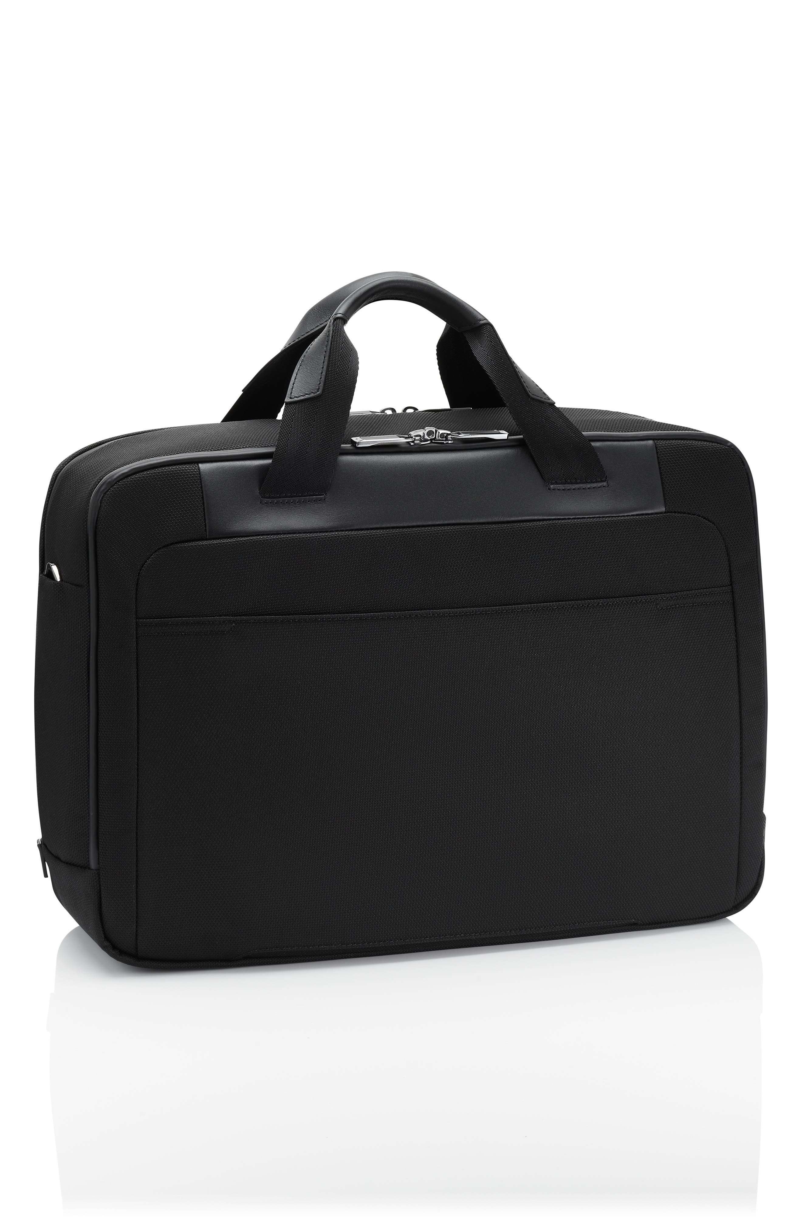 Porsche Design Roadster Nylon & Leather Briefcase, Alternate, color, 