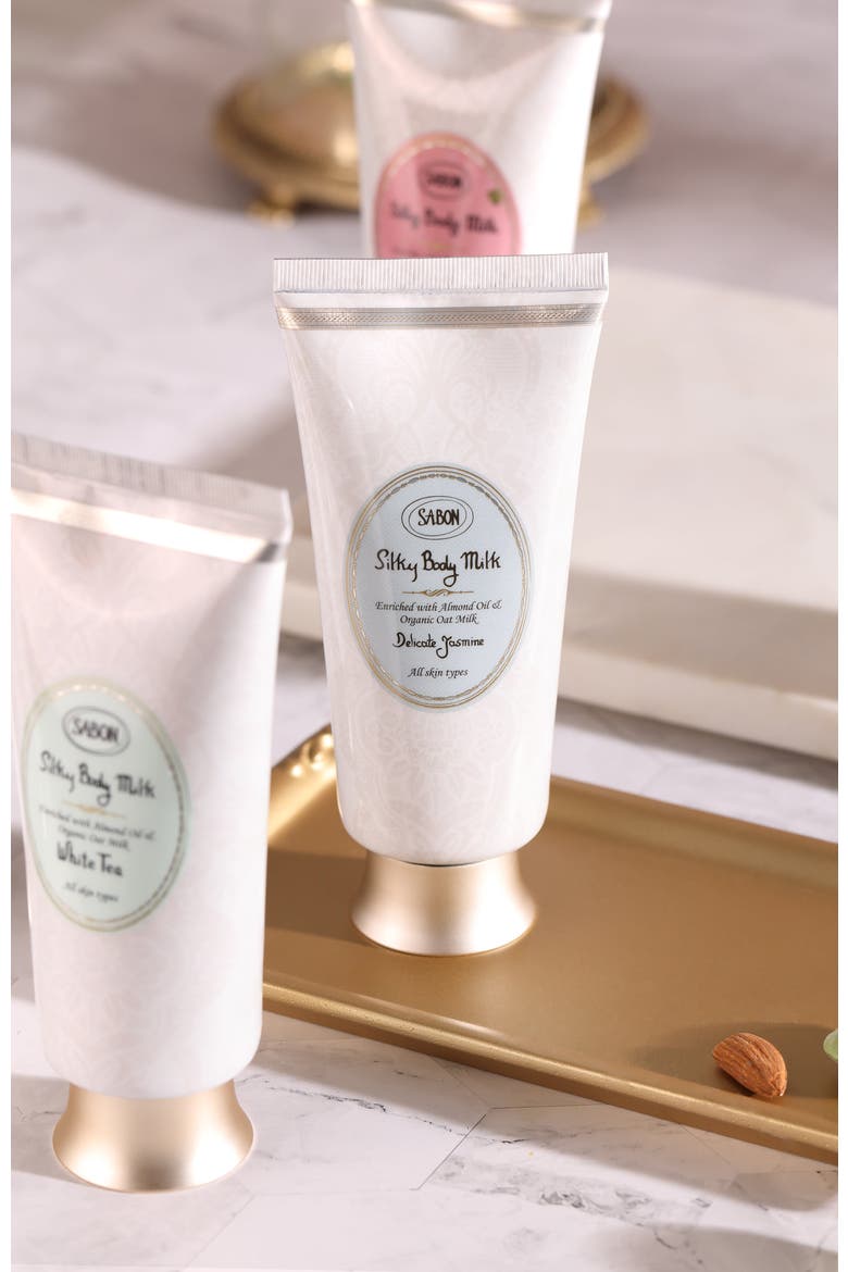 Silky Body Milk Patchouli Lavender Vanilla 200mL, Alternate, color, Delicate Jasmine