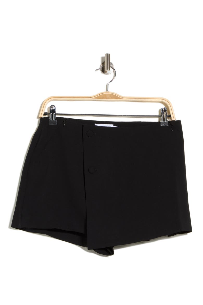 Luxe Suiting Skort, Alternate, color, BLACK001