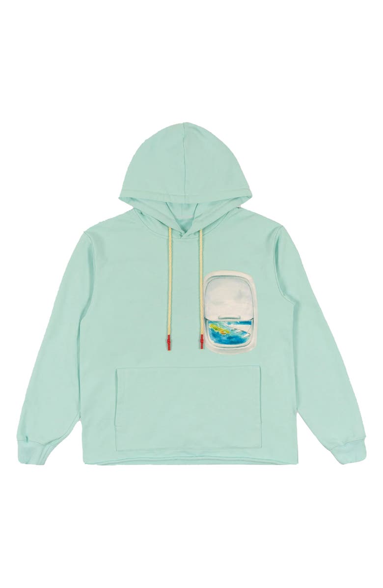 Tier Window Seat Graphic Print Hoodie, Main, color, 