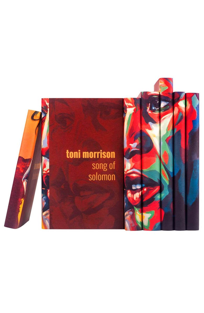 Juniper Books Toni Morrison Portrait Book Set, Alternate, color, Red
