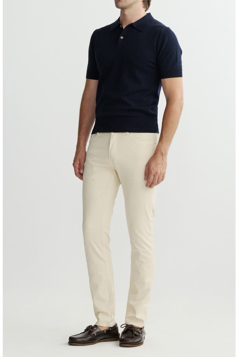 Cotton & Cashmere Polo, Alternate, color, NAVY