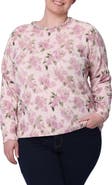 MINNIE ROSE Rhinestone Embellished Crewneck Cotton & Cashmere Sweater
