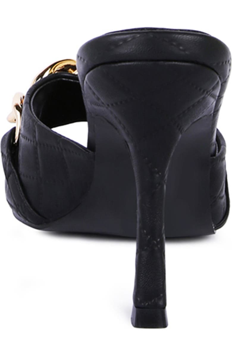 LONDON RAG Mermaid Quilted Chain Sandal, Alternate, color,