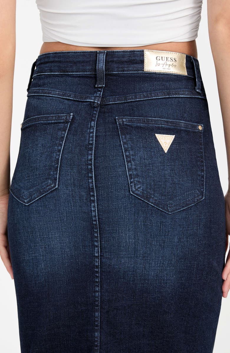 GUESS Riley Denim Skirt, Alternate, color, 