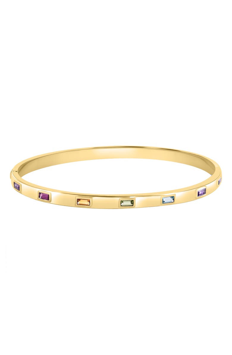 EFFY Semiprecious Stone Bangle Bracelet, Main, color, Gold