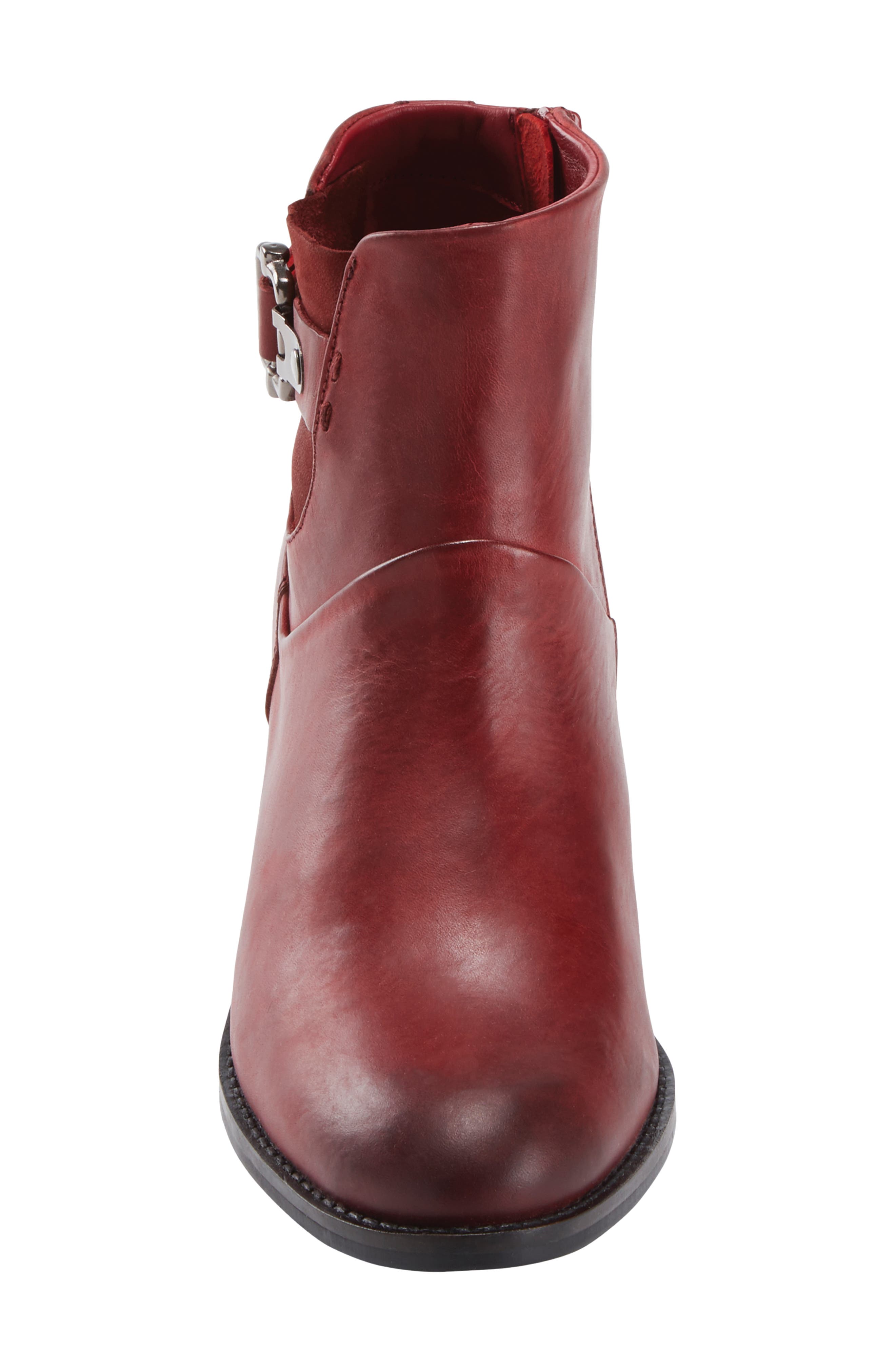 West Riverton Bootie, Alternate, color, RED LEATHER