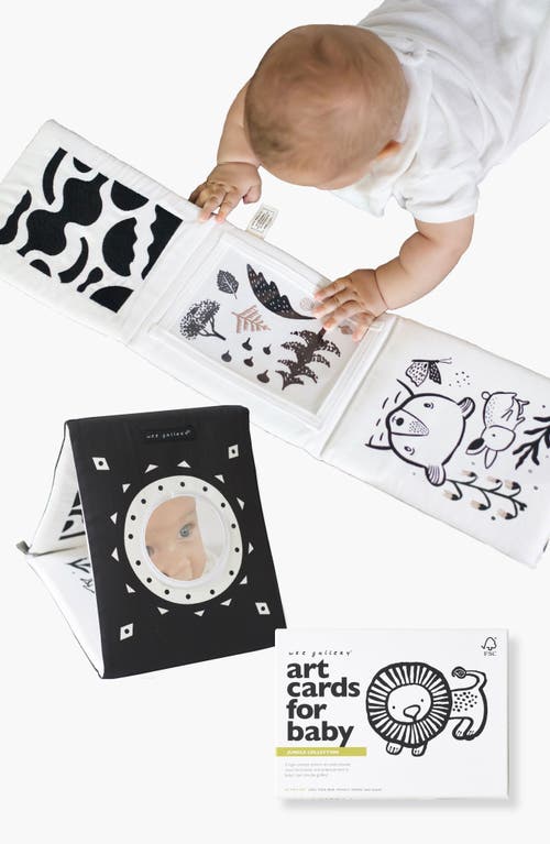 Wee Gallery Tummy Time Gallery With Mirror And Art Cards For Baby Bundle In Multi