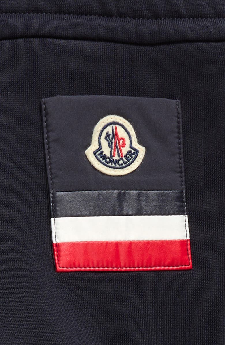 Moncler Kids' Logo Pocket Cotton Joggers, Alternate, color,
