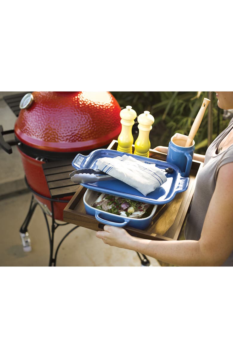 Le Creuset 3 1/2 Quart Stoneware Casserole & Platter Lid, Alternate, color, Marseille