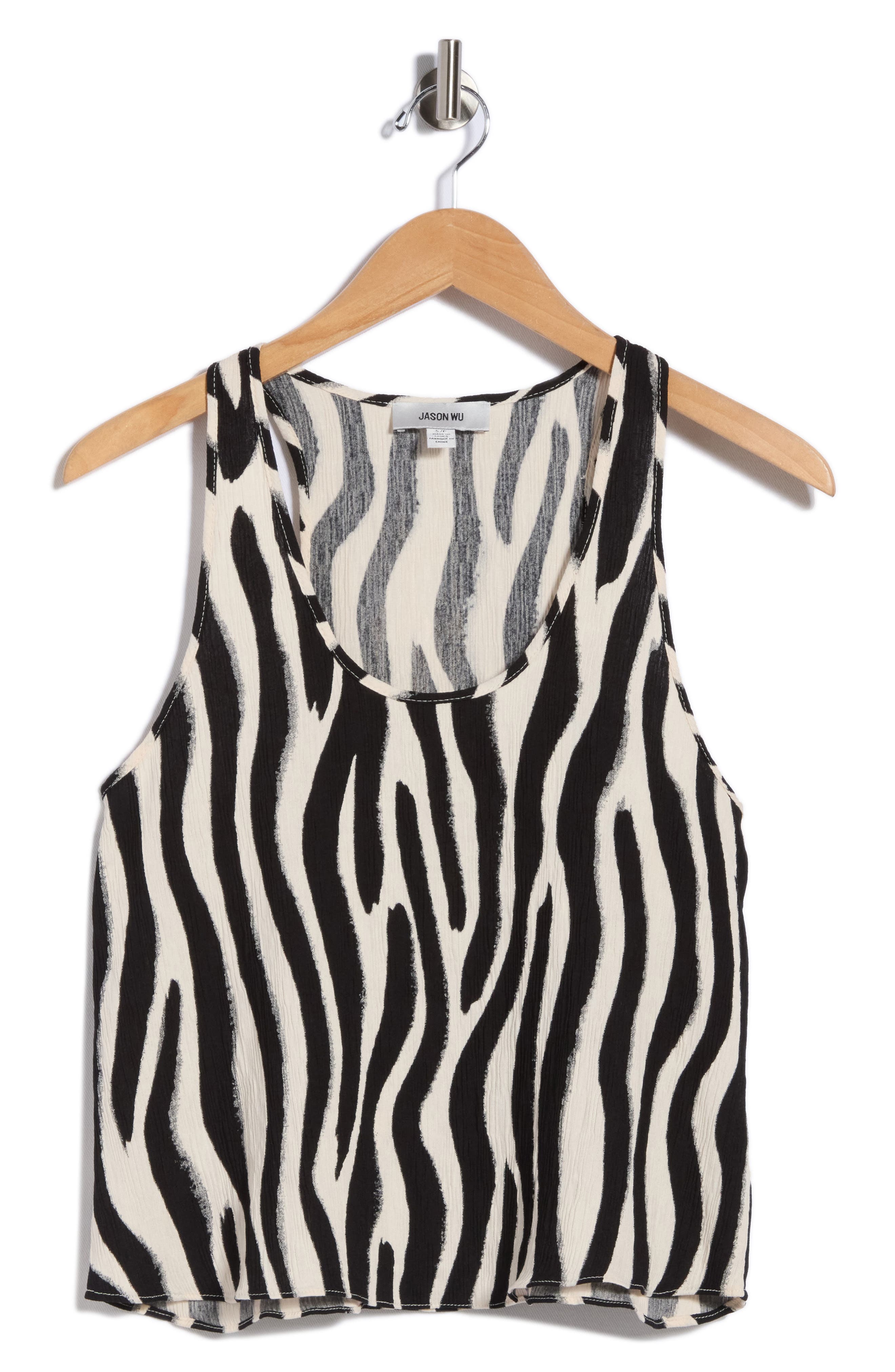 JASON WU Printed Scoop Tank