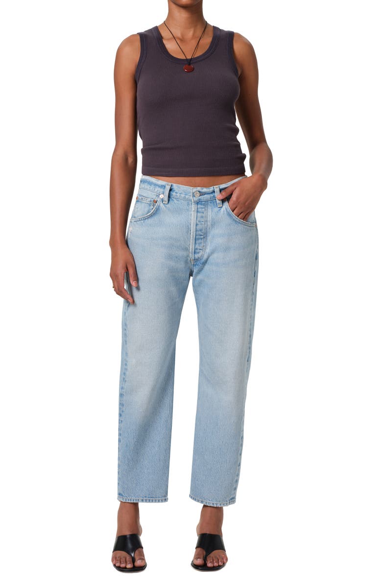 Citizens of Humanity Winslow High Waist Crop Boyfriend Jeans, Alternate, color, Blaire