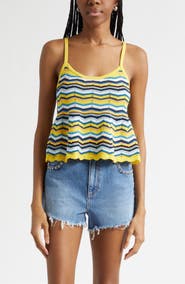 Ramy Brook Cecelia Pointelle Knit Tank