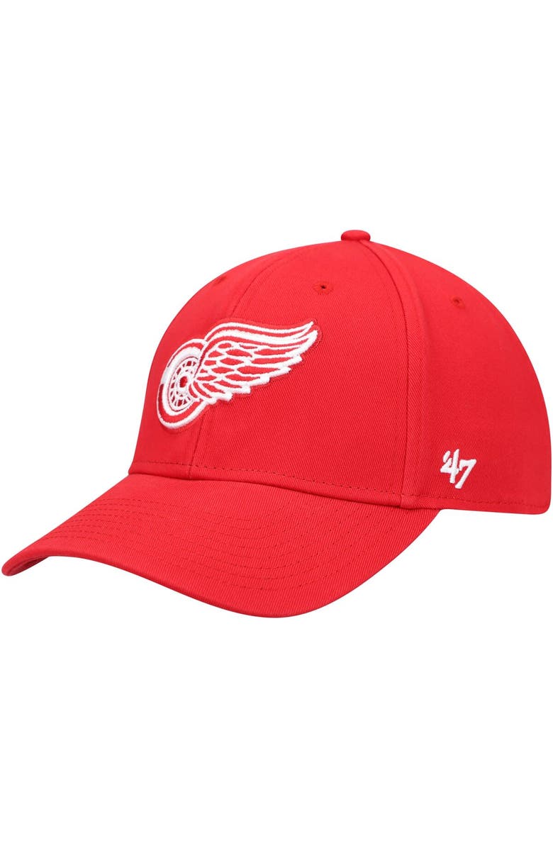 '47 Men's '47 Red Detroit Red Wings Legend MVP Adjustable Hat, Main, color,