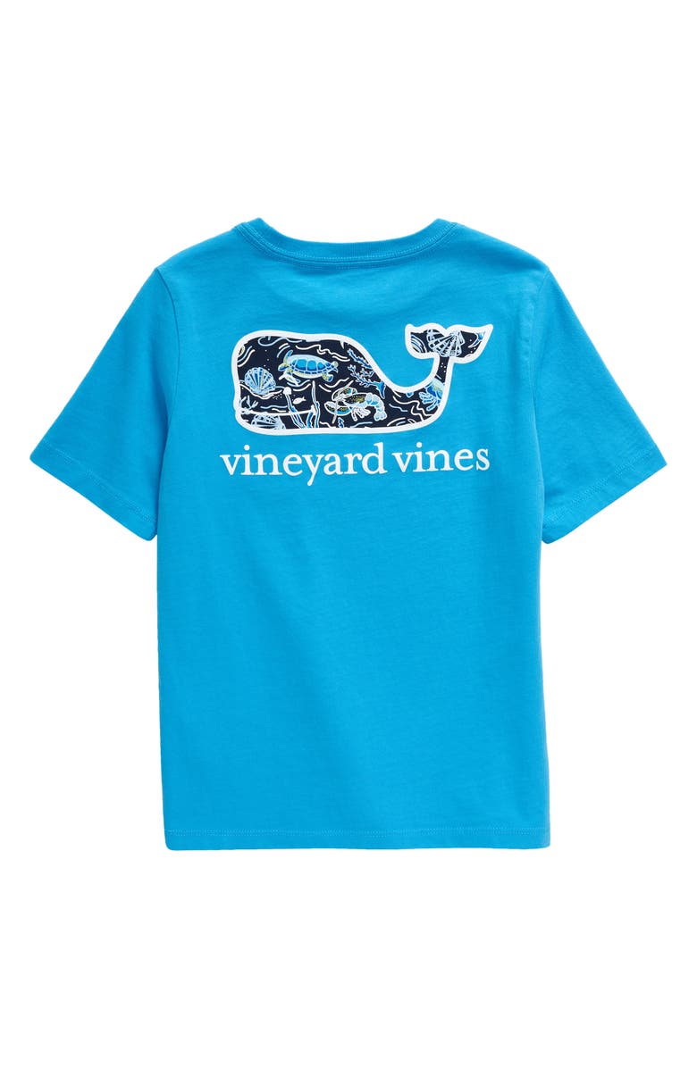 vineyard vines Kids' Sea Life Pocket Graphic T-Shirt, Alternate, color,