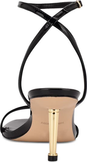 Nine West*美脚*華奢見せ*ゴールドピンヒール*サンダル/Anny Anny Ankle Strap Heeled Sandals – Nine West