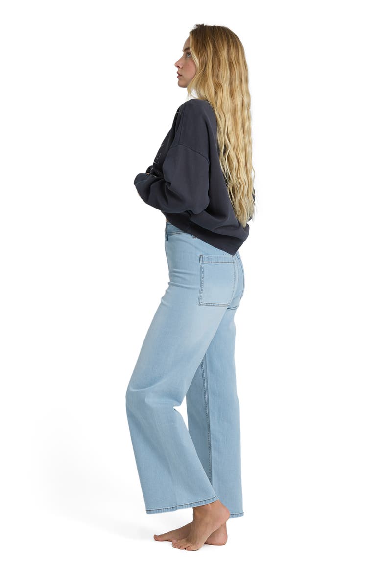 Free Fall High Rise Wide Leg Jeans, Alternate, color, SURF SPRAY