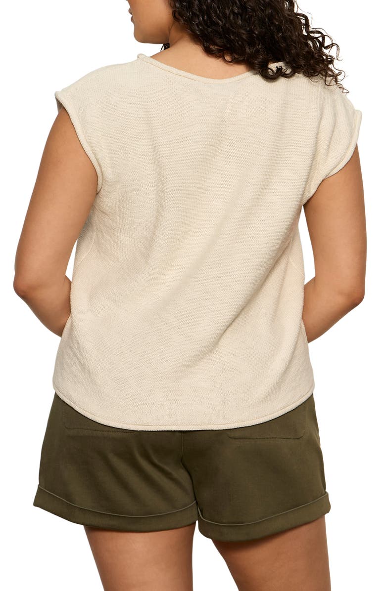 Sanctuary Easy Cotton T-Shirt, Alternate, color, Collagen White