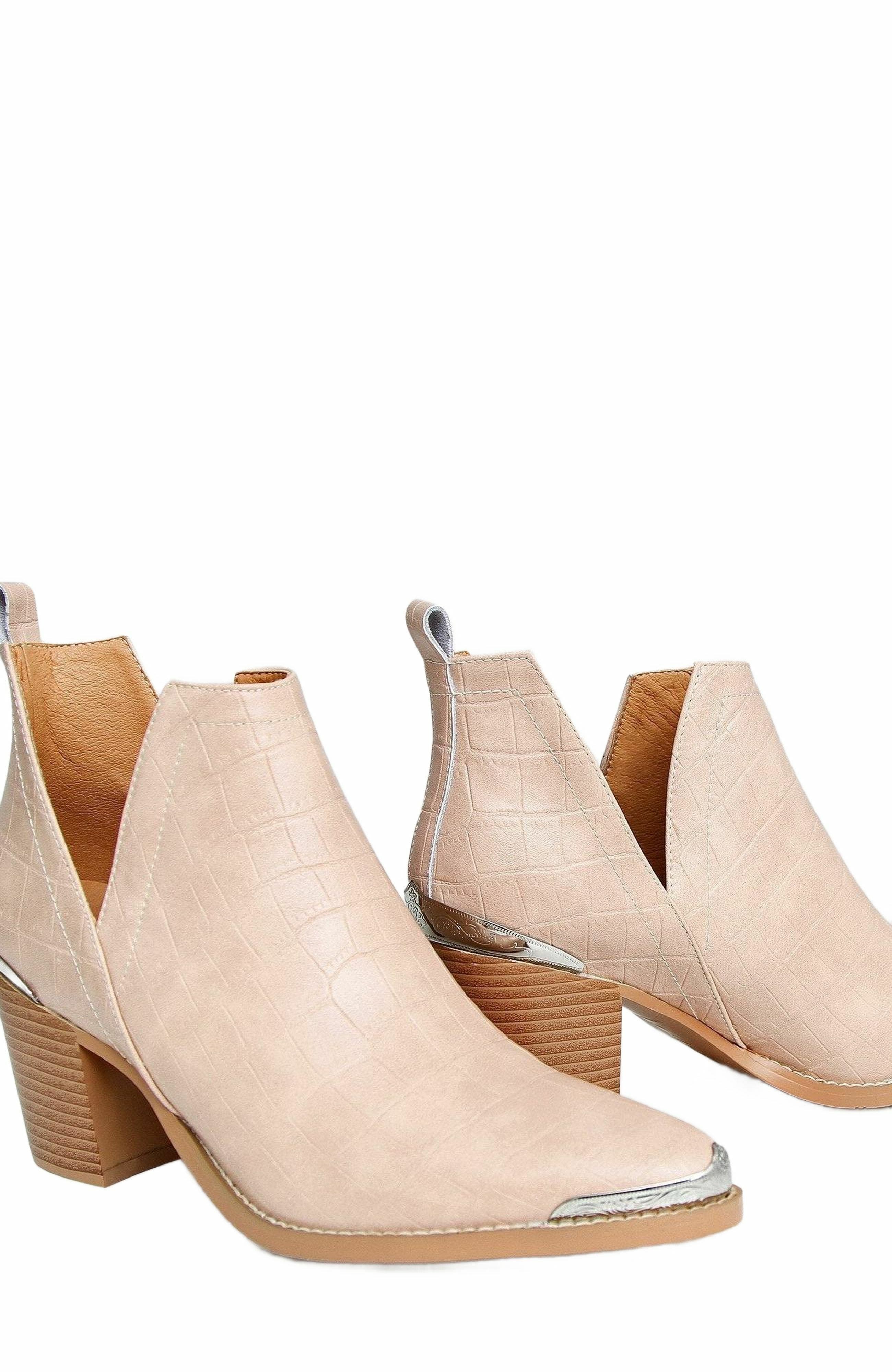 Austin Suede Ankle Boot, Alternate, color, Blush