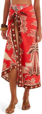 FARM Rio Ainika Garden Cover-Up Skirt