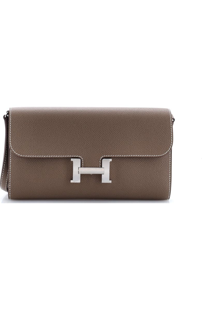 Pre-Owned Hermes Constance To Go Wallet Epsom, Main, color,