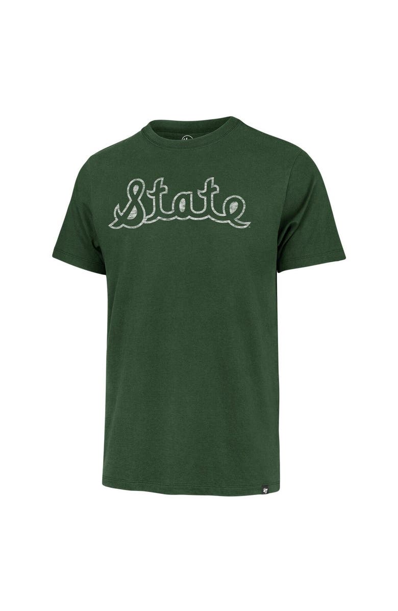 '47 Men's '47 Green Michigan State Spartans Premier Franklin T-Shirt, Alternate, color, 