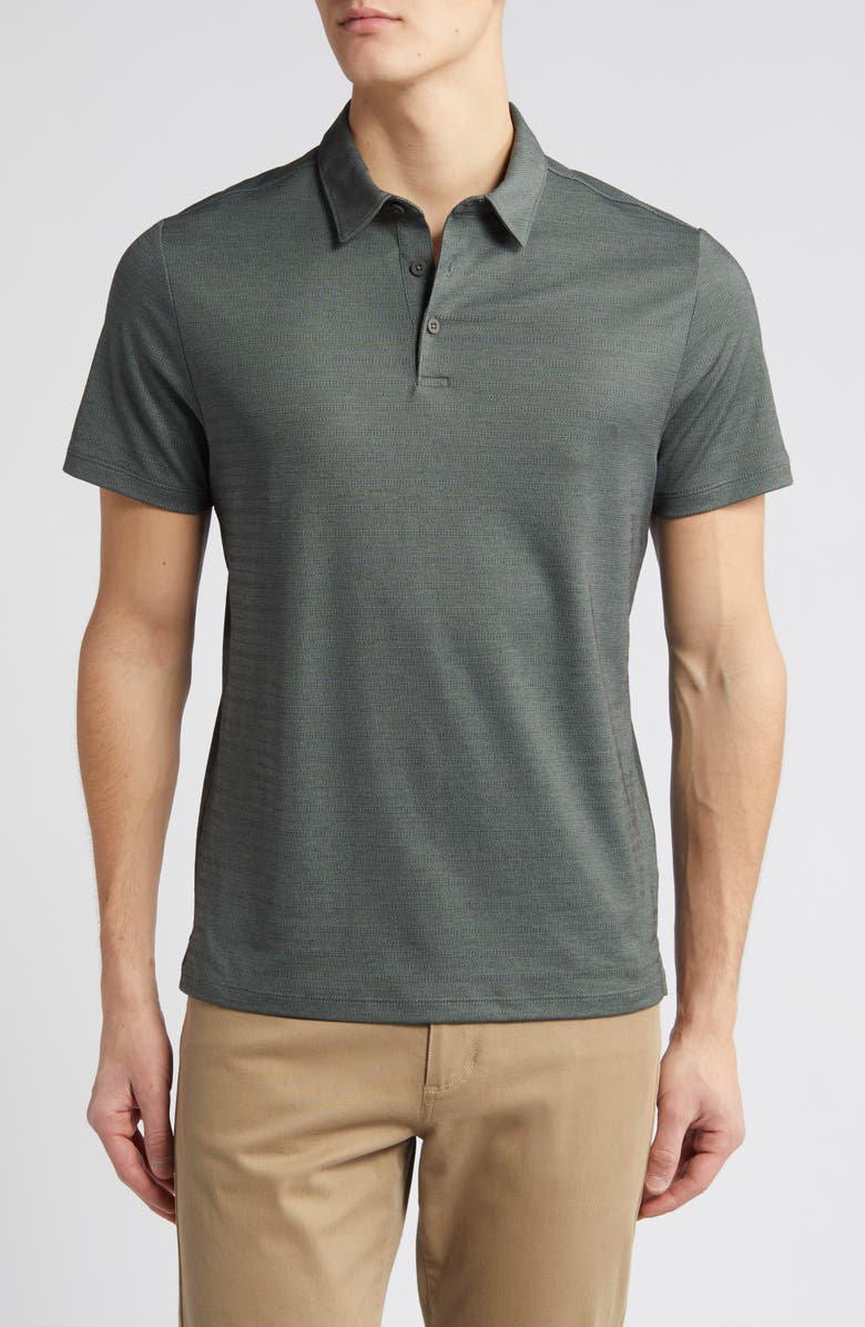 Robert Barakett Kurt Textured Polo, Main, color, 