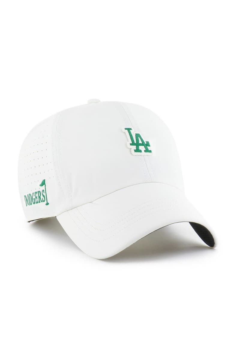 '47 Men's '47 White Los Angeles Dodgers Elevated Greens Clean Up Adjustable Hat, Main, color, White