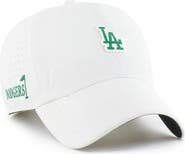 '47 Men's '47 White Los Angeles Dodgers Elevated Greens Clean Up Adjustable Hat