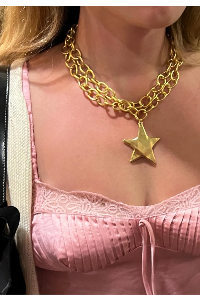 Gia Necklace, Alternate, color, Gold
